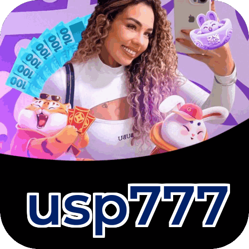 Interface do aplicativo usp777 mostrando jogos disponíveis no iOS e Android